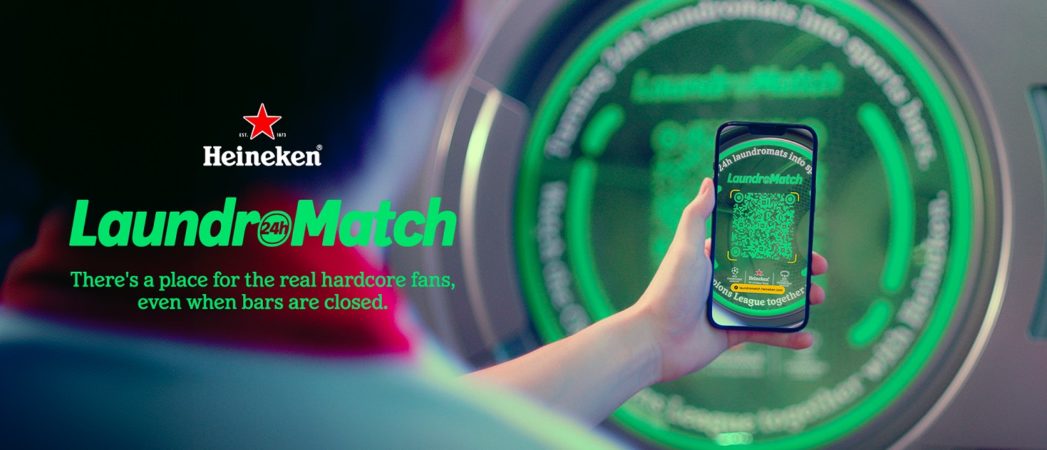 Heineken® is turning 24-hour laundromats into sports bars in partnership with LePub Singapore