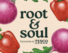 Tesco reveals brand identity and packaging for new Root & Soul range