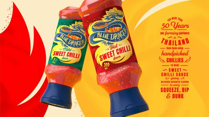 Squeeze, Dip, Dunk.  Sweet Chilli Sauce the right way, with Blue Dragon’s all new squeezy condiment bottle!