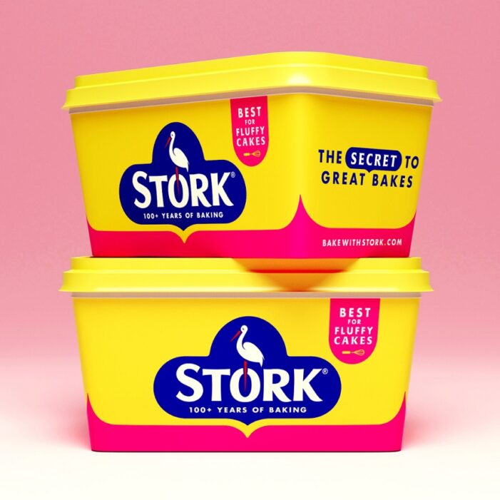 Stork boosts baking heritage with design refresh by Sun Branding.