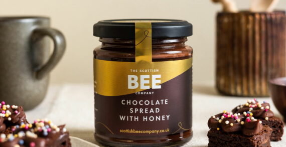 NEW INTENSELY CHOCOLATEY SPREAD PACKED WITH A LOVING LADLE OF SCOTTISH BLOSSOM HONEY