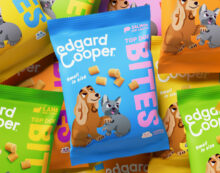 Only Now studio creates bold new packaging for healthy pet food brand Edgard & Cooper