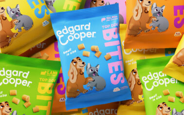 Only Now studio creates bold new packaging for healthy pet food brand Edgard & Cooper