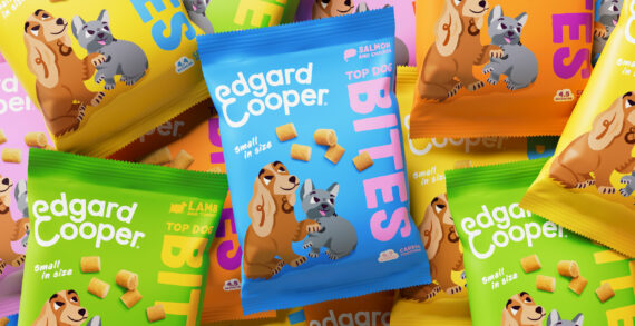 Only Now studio creates bold new packaging for healthy pet food brand Edgard & Cooper