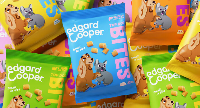 Only Now studio creates bold new packaging for healthy pet food brand Edgard & Cooper