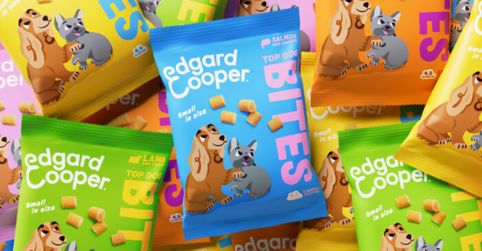 Only Now studio creates bold new packaging for healthy pet food brand Edgard & Cooper