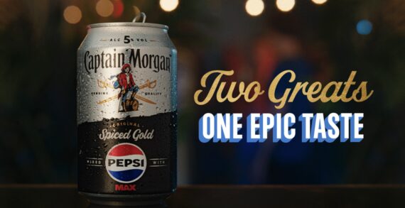 CAPTAIN MORGAN UNVEILS DISRUPTIVE THROUGH THE LINE CAMPAIGN TO LAUNCH NEW CAPTAIN MORGAN ORIGINAL SPICED GOLD WITH PEPSI MAX PRE-MIXED DRINK