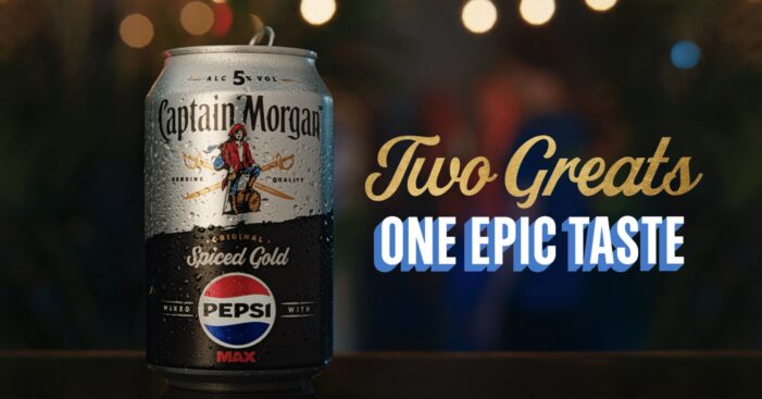 CAPTAIN MORGAN UNVEILS DISRUPTIVE THROUGH THE LINE CAMPAIGN TO LAUNCH NEW CAPTAIN MORGAN ORIGINAL SPICED GOLD WITH PEPSI MAX PRE-MIXED DRINK