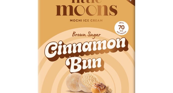 LITTLE MOONS EXTENDS ITS ICE CREAM MOCHI RANGE WITH BROWN SUGAR CINNAMON BUN