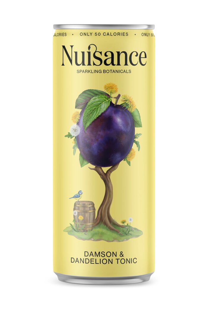 NUISANCE DRINKS ADDS A STUNNING DAMSON & DANDELION TONIC TO ITS RANGE OF DELICIOUSLY DISCERNING YET LOW CALORIE BOTANICAL BREWS