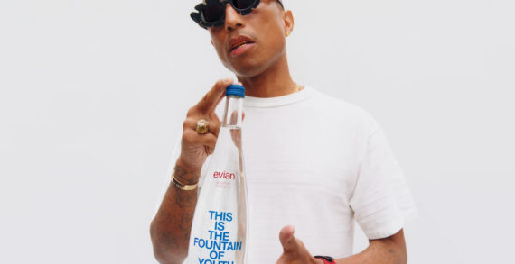 evian unveils latest Limited-Edition “Fountain of Youth” Bottles designed by Pharrell Williams x Humanrace