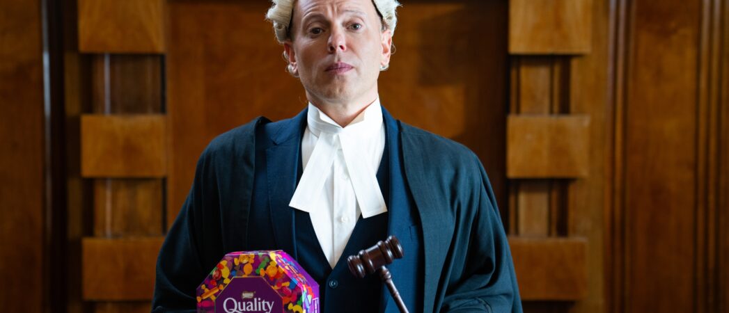 Rob Rinder heads back to the courts in his biggest case yet – the trial of the Quality Street paper tub