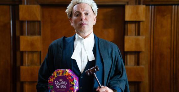 Rob Rinder heads back to the courts in his biggest case yet – the trial of the Quality Street paper tub