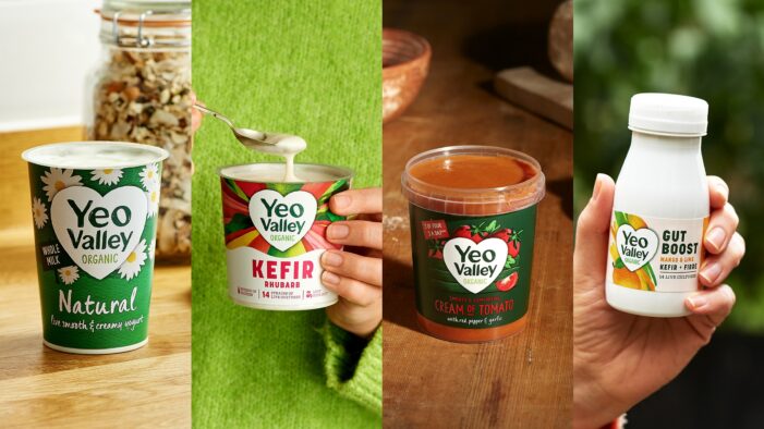 B&B studio partners with Yeo Valley Organic, bringing a refreshed brand identity and packaging design, and new innovation platform to the organic food brand.