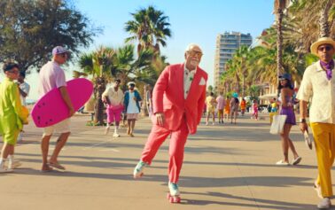 Brian Cox “Clocks Off” ditching the boardroom for rollerskating, in global Malibu campaign highlighting overwork
