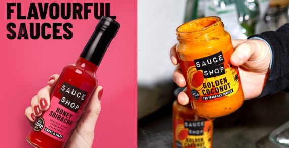 B&B studio partners with Sauce Shop on a ‘respectful refresh’ of brand and packaging design for the Nottingham-based condiment challenger