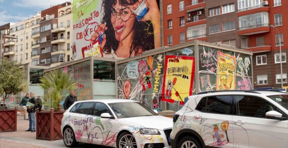 Children take over a Madrid billboard to launch the new KFC x Fresquito