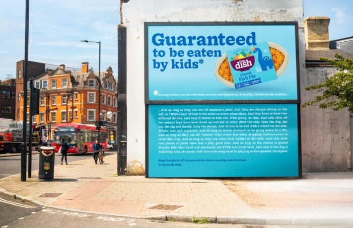 Little Dish unites with parents to celebrate the reality of feeding young children in ‘crowd-sourced’ special build advert