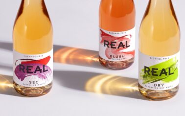B&B studio re-imagines REAL as the definitive alcohol-free wine alternative.