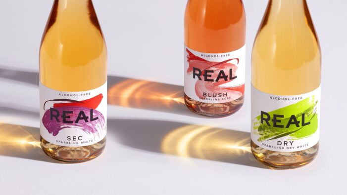 B&B studio re-imagines REAL as the definitive alcohol-free wine alternative.
