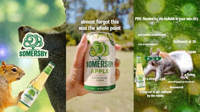 Sassy Squirrels and Treeside Confessions: Somersby cuts through modern-day bullshit with social-first content formats from We Are Social