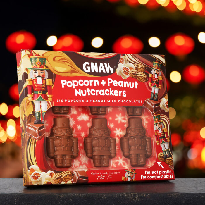 Gifting Season Sees Gnaw Debut Ginger Dudes, Podgy Christmas Puds, Cool-Mint Penguins and Popcorn & Peanut Nutcracker Soldiers