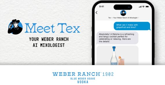 WEBER RANCH VODKA INTRODUCES ‘TEX,’ A FIRST-OF-ITS KIND PERSONALIZED ARTIFICIAL INTELLIGENCE MIXOLOGIST
