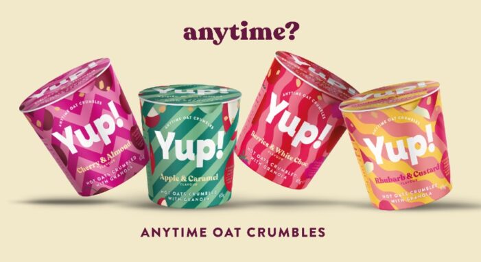 The only way is Yup! Family & Friends helped bring to life a new snack concept, Yup! Anytime oat crumbles, through their long-time partnership with Mornflake