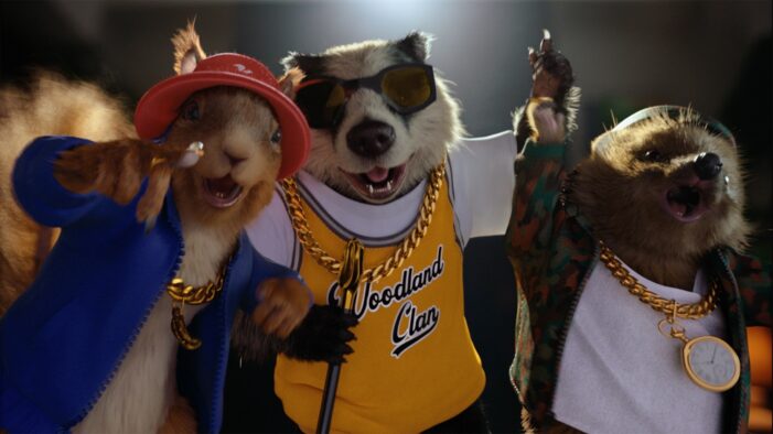 KP Nuts unleashes a rapping crew of woodland animals to share the joy in St Luke’s ‘A Handful of Happiness’ campaign to launch the new Signature range