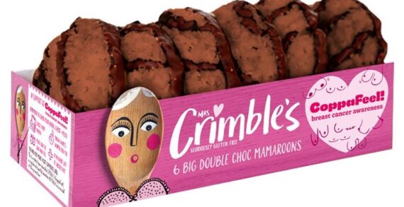 Mrs Crimble’s launches limited-edition pink packs in support of CoppaFeel!