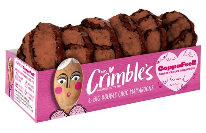 Mrs Crimble’s launches limited-edition pink packs in support of CoppaFeel!