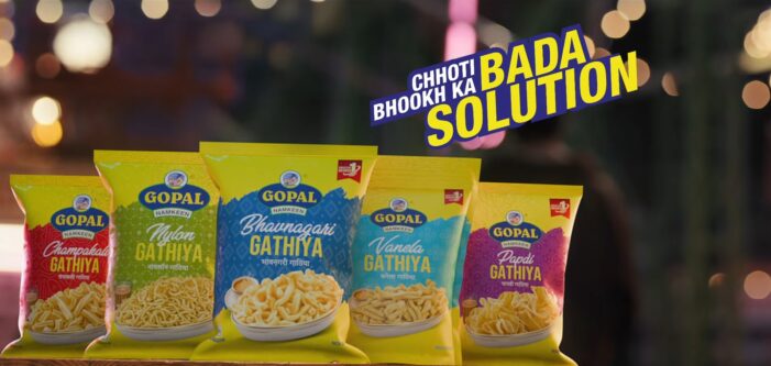 Gopal Snacks portrays Gathiya as a big solution for small hunger with an insightful campaign, “Life Mein Khali Pet Kuchh Nahi Hota,” created by Scarecrow M&C Saatchi.
