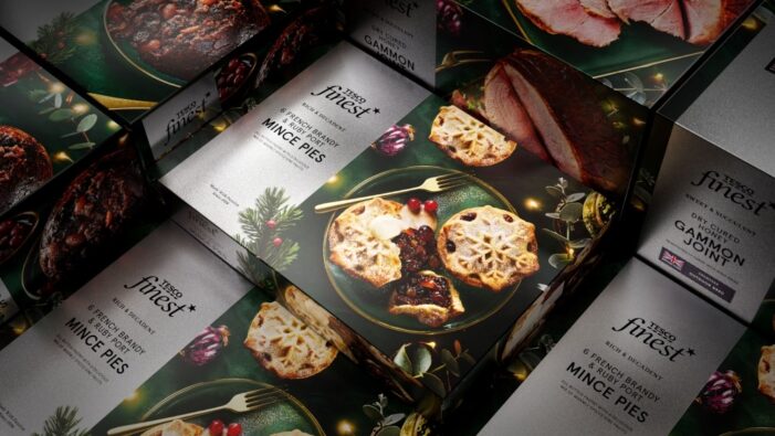 Coley Porter Bell reveals Tesco Finest’s Christmas 2025 design: “A Midwinter’s Feast”