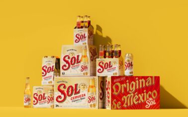 A bright future: Sol radiates optimism through new global identity, packaging and premiumisation designed by LOVE. to connect with a younger adult audience
