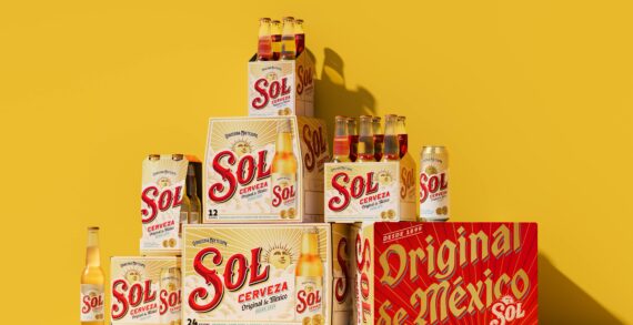 A bright future: Sol radiates optimism through new global identity, packaging and premiumisation designed by LOVE. to connect with a younger adult audience