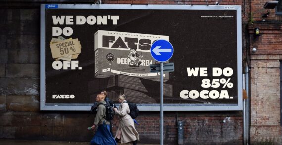 FATSO LAUNCHES FIRST OOH CREATIVE CAMPAIGN FOR BLACK FRIDAY, PAIRING SUSTAINABILITY PUSH WITH NEW LIMITED EDITION BAR: DEEP BREW