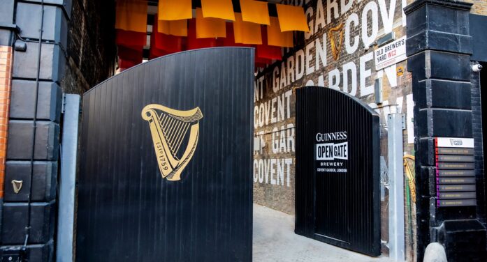Dalziel & Pow creates way-finding system and retail design for new Guinness Open Gate Brewery London