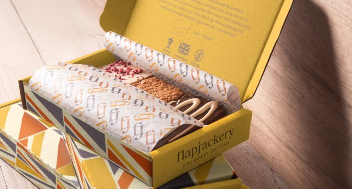 Buddy Creative creates a boldly distinctive British identity for Flapjackery