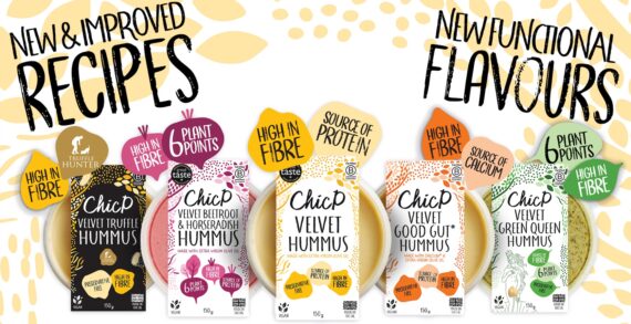 CHICP LAUNCHES UK’S FIRST FUNCTIONAL HUMMUS RANGE
