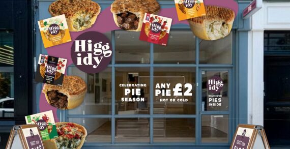 HIGGIDY POPS UP ON LONDON’S PERCY STREET WITH PIE SHOP