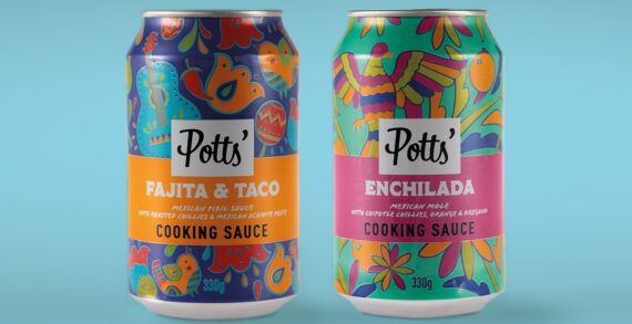 The Potts’ Partnership Reimagines Its Chef-prepped Sauces with Eye-Catching ‘Kitchen Couture’ Pack Design