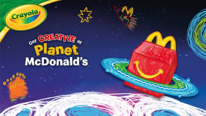 McDonald’s and tms go stratospheric with new Crayola x ‘Planet McDonald’s’ Happy Meal collab