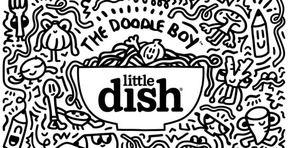 Packaging that invites kids to play: Little Dish x Derek&Eric x Doodle Boy