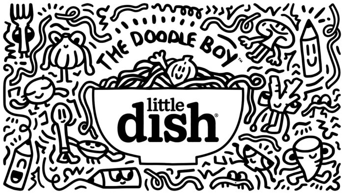 Packaging that invites kids to play: Little Dish x Derek&Eric x Doodle Boy