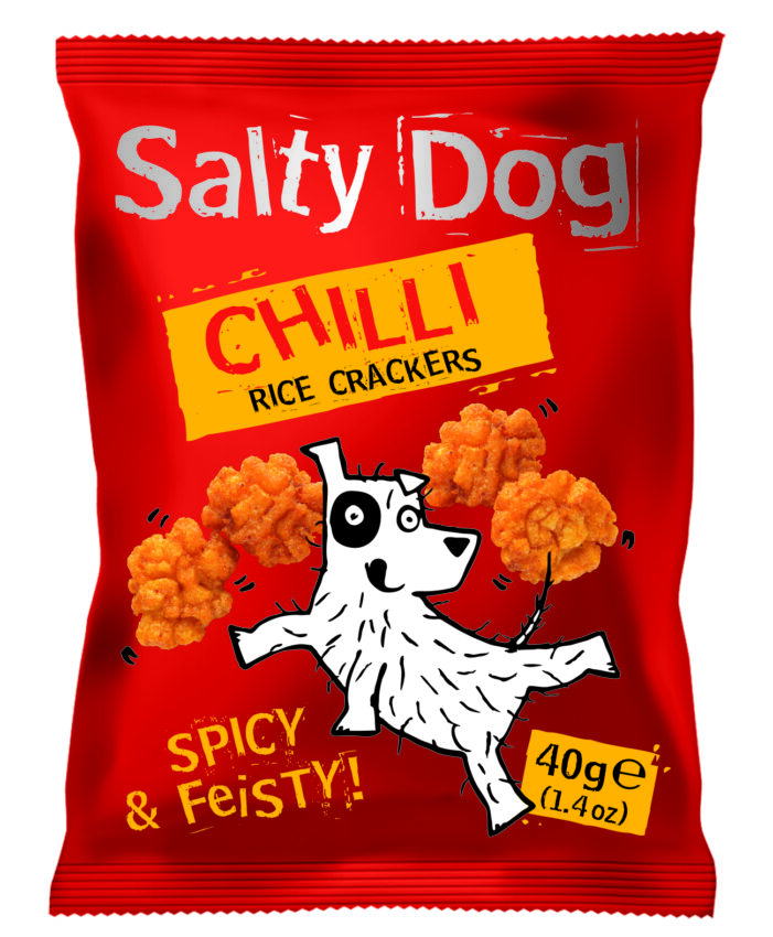 Salty Dog Adds Feisty Chilli Rice Crackers To Its Fine Snacking Family  