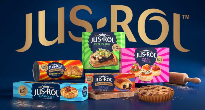 BAKE BOLD: BRANDON ROLLS OUT REBRAND FOR THE UK’S LEADING PASTRY BRAND, JUS-ROL