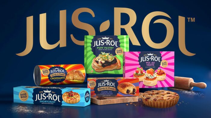BAKE BOLD: BRANDON ROLLS OUT REBRAND FOR THE UK’S LEADING PASTRY BRAND, JUS-ROL