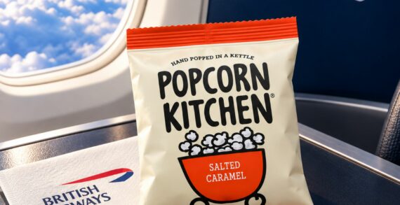 British Airways Adopts Popcorn Kitchen To Meet Its Gourmet Sweet Snacking Commitments
