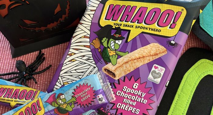 Whaoo! brings a fun Halloween twist to treat time with limited-edition packaging for Chocolate Filled Crêpes
