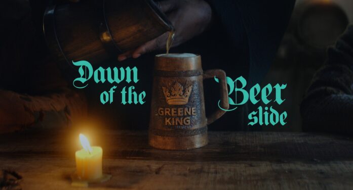 Greene King shines a light on its brewing heritage as its beer slides into the hands of pub goers across centuries in new campaign from Neverland